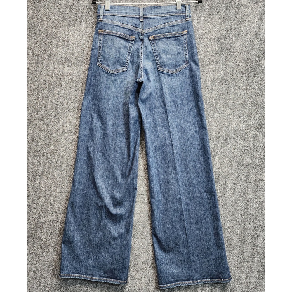 NWT FRAME The High Rise Wide Womens Stretch Wide Leg Trouser Jeans 27 - Picture 10 of 10
